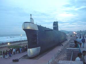 submarino en Visakhapatnam
