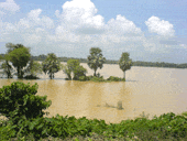 zona rural de Bengala en epoca de monzones