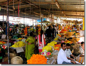 mercado de flores de panaji
