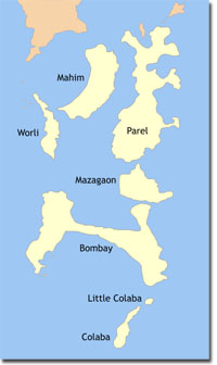 Las siete islas de Mumbay