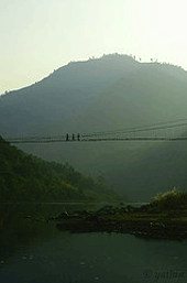 puente en las montañas de mizoram