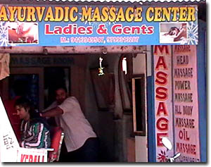 Local donde ofrecen masajes en pushkar