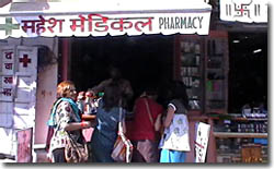 Farmacia en Pushkar