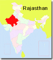 localizacion de rajastan en india