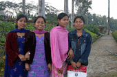 mujeres de una tribu de Tripura