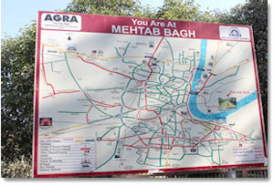 cartel en Mehtab Bagh