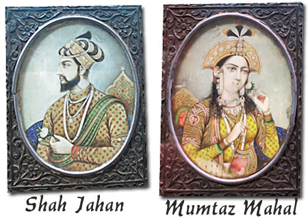 Shah Jahan y Mumtaz Mahal