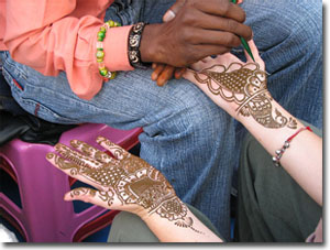 Henna en la cultura India