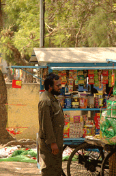 vendedor en las islas de andaman