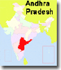 mapa de la region de andhra pradesh