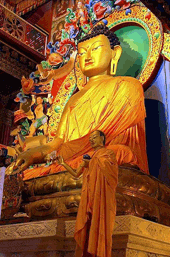 Estatua de Budha en Tawang