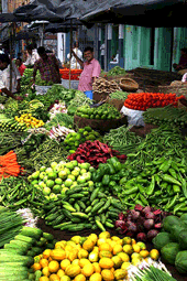 mercado de verduras