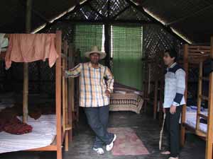 dormitorio en el Parque Nacional de Nameri