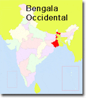 localizacion en el mapa de bengala