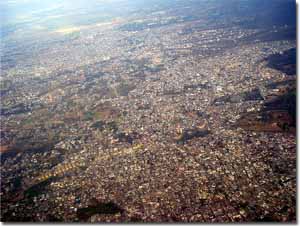 vistas de Jammu desde el aire
