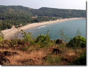 playa Kudle en gokarna, karnataka