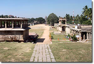 ruinas de la antigua vijayanagar en hampi