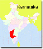 localizacion de karnatka en india