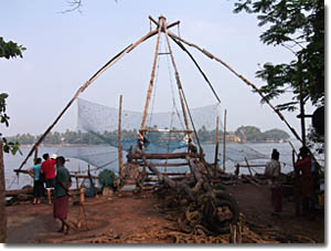 Las redes chinas de Fort Kochi