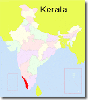 localizacion de kerala en India