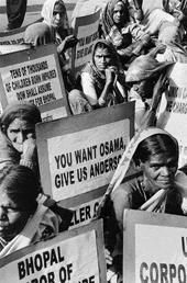 Protestas en bhopal