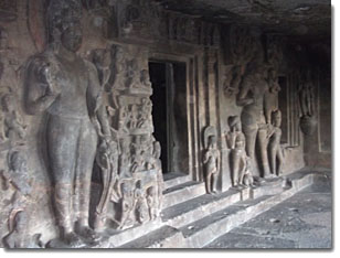 detalles de las cuevas de aurangabad