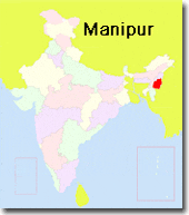 localizacion de manipur en india