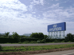 Empresa Hyundai cerca de Chennai