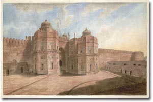 Puerta de Delhi del Fuerte de Agra