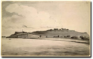 Pintura de la Fortaleza de Chunar, año 1803