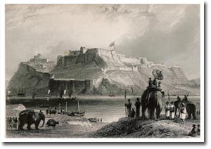 Fortaleza Chunar junto al Ganges