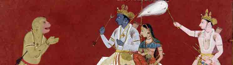 Argumento del Ramayana : Dioses y la religión en India
