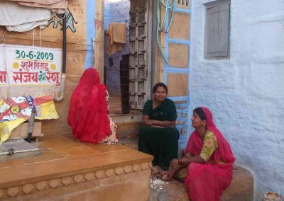Mujeres dentro del Fuerte de Jaisalmer