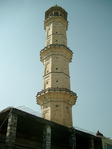 Minarete Iswari Minar de Jaipur