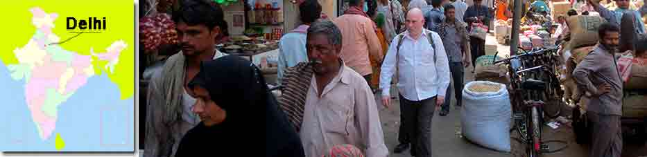 Chandni Chowk un gran mercado en la Vieja Delhi