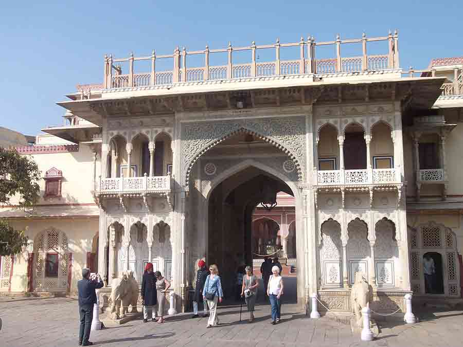 Dentro del Palacio de Jaipur