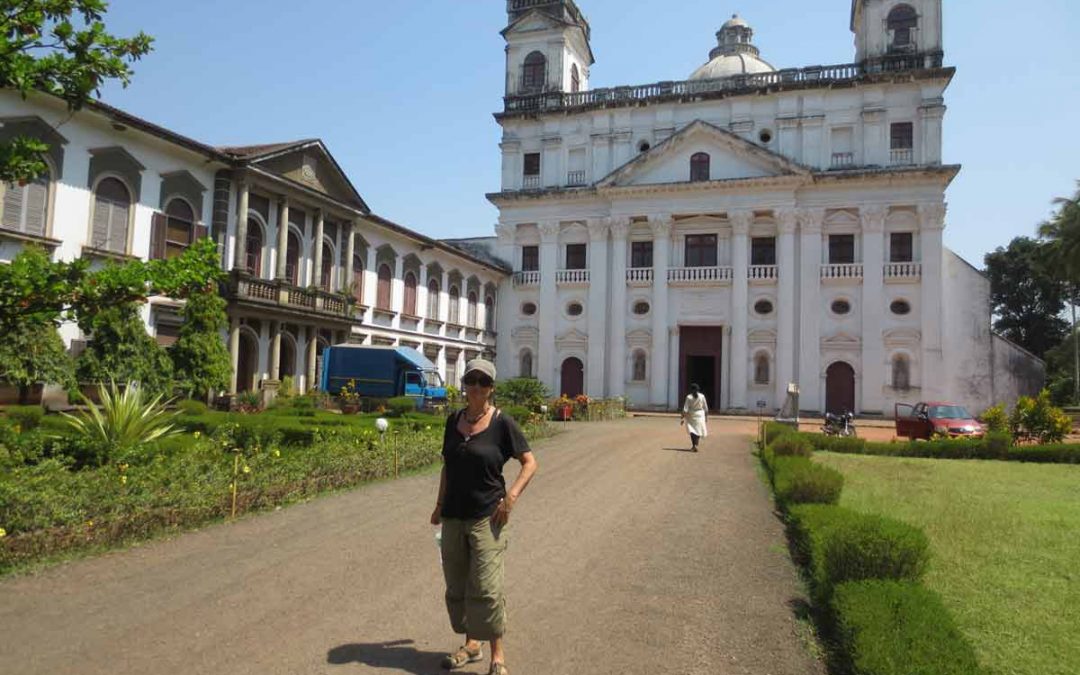 Iglesia de San Cayetano y convento en la Vieja Goa de India