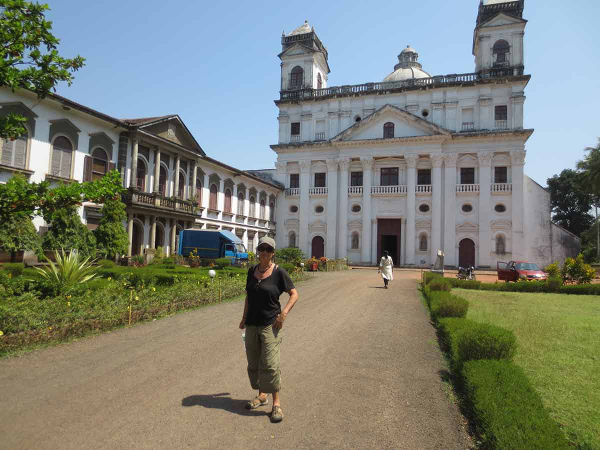 Fachada iglesia San Cayetano en Goa