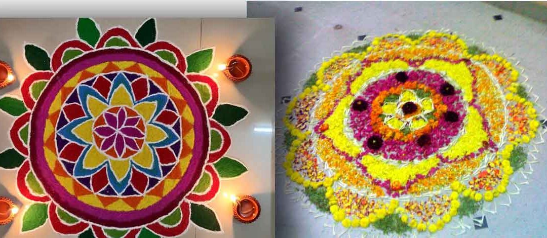 Rangoli el arte decorativo de los suelos de la India
