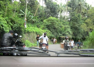 Carretera en Bali norte