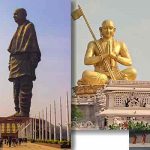 Varias estatuas de India